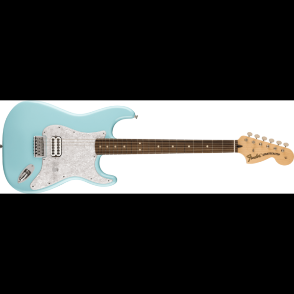 FENDER LIMITED EDITION TOM DELONGE STRATOCASTER, DAPHNE BLUE