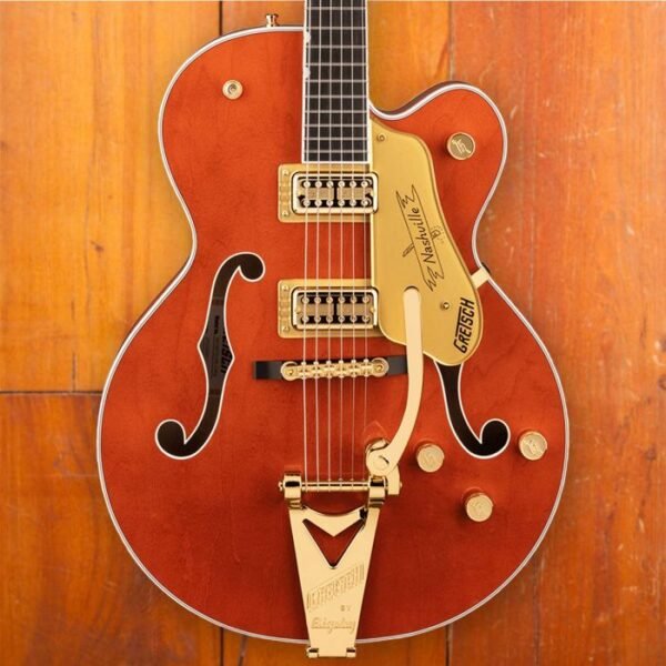 GRETSCH G6120TG PLAYERS EDITION NASHVILLE ORANGE STAIN