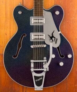 GRETSCH JOHN GOURLEY BROADKASTER IRIDESCENT BLACK