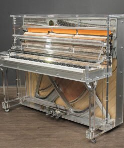 Sonnova Luminos Crystal Clear Acrylic Upright Piano